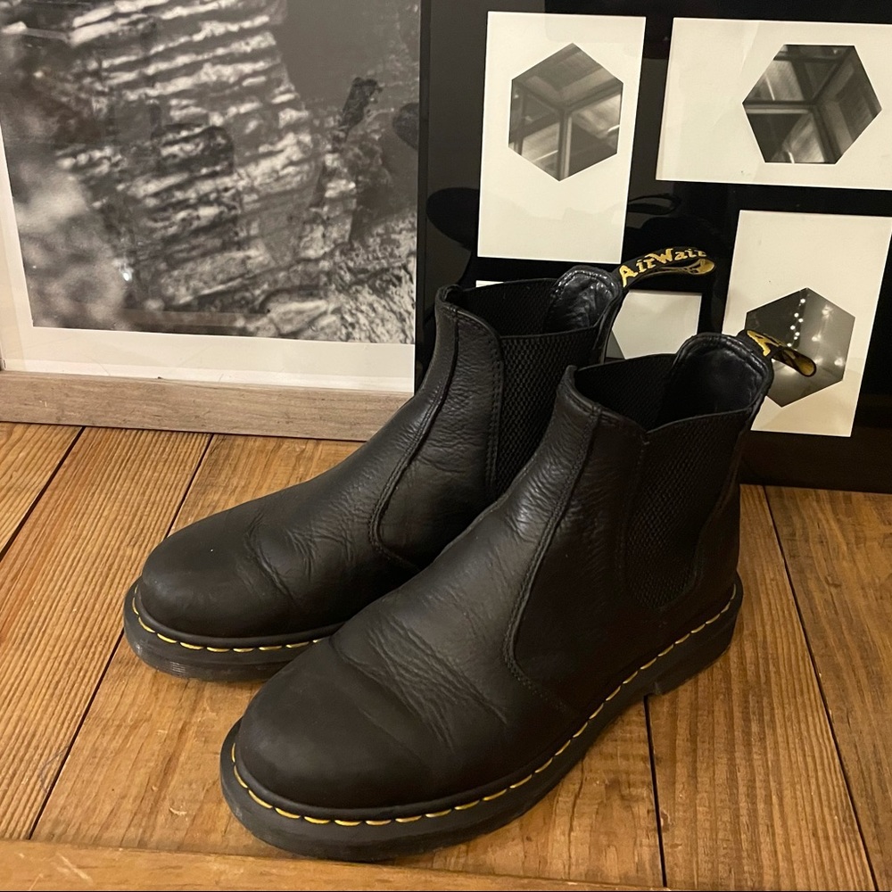 Black Doc Marten Chelsea Boots